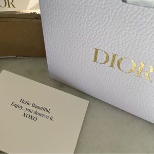 Dior Gift Bag, Shipping Box, Card, Envelopes, Filler, Ribbon